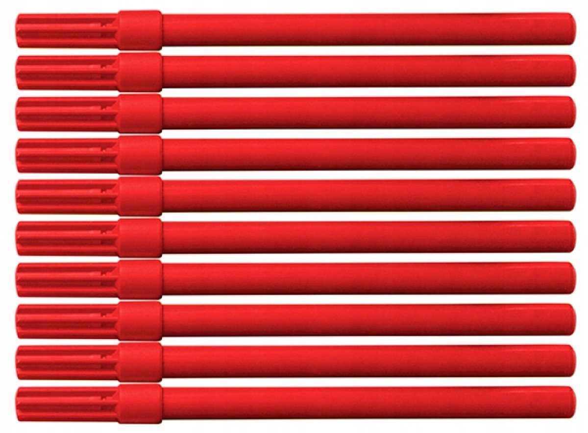 Kantoorstiften KANTOORPRODUCTEN, 10 stuks, rood