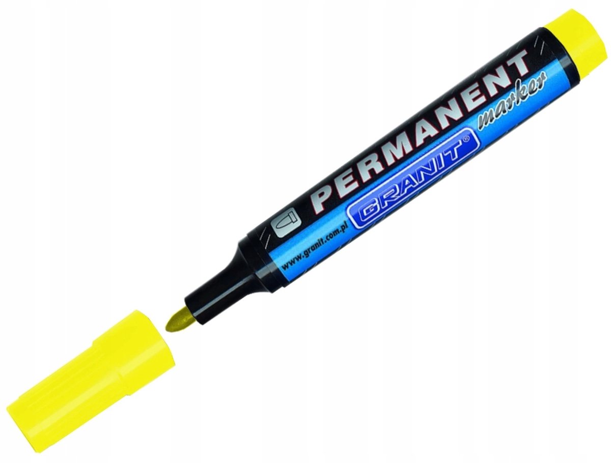 Waterproof Marker M860 Rond Geel Permanent 3mm Granit