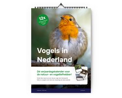 Vogels in Nederland - Verjaardagskalender A4