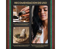 Set van 3 Bundels Witte Salie (Salvia Apiana) – 100% Natuurlijke Heilige Salie om te Branden | Reiniging, Zuivering & Spirituele Rituelen