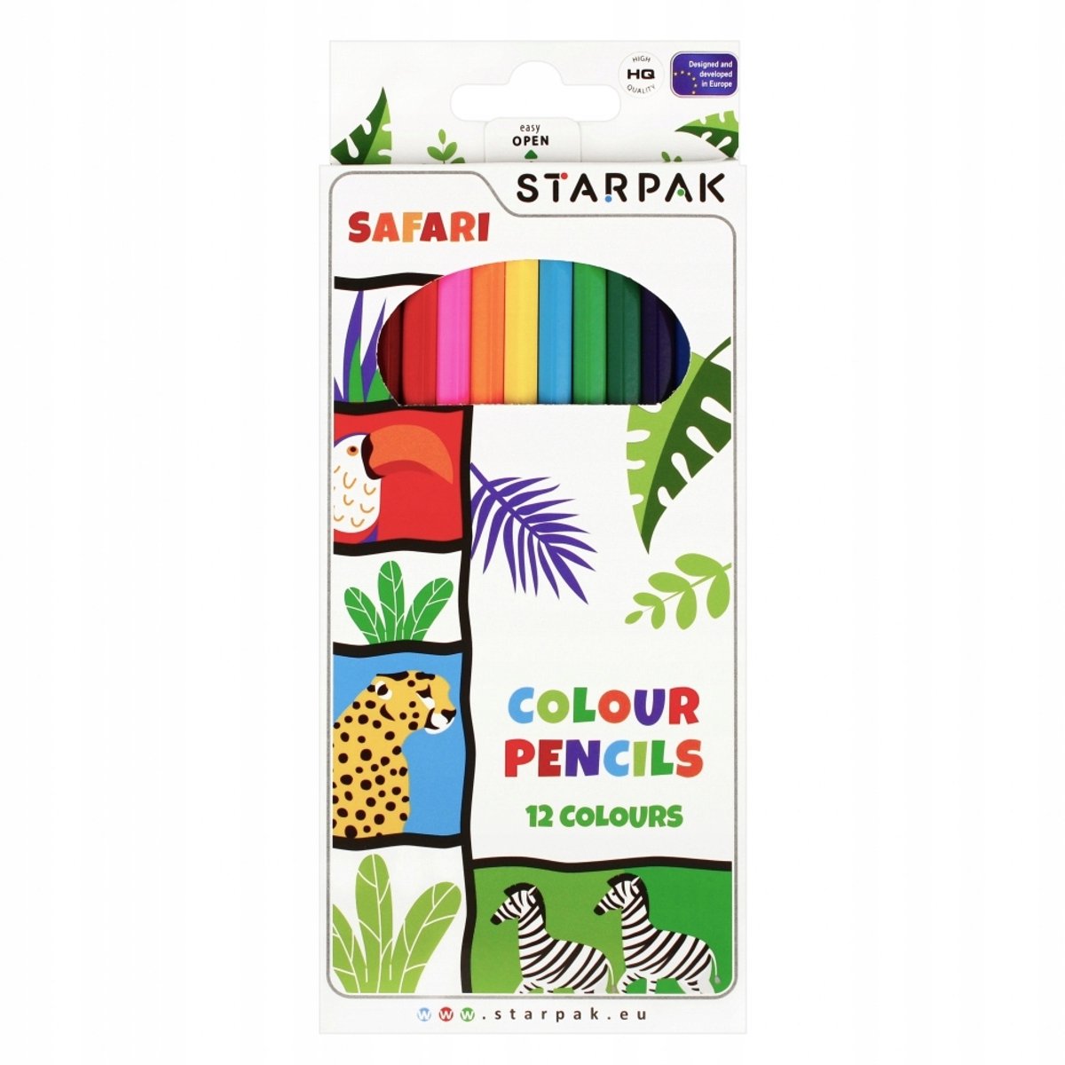 Starpak Kleurpotloden Safari 12 st