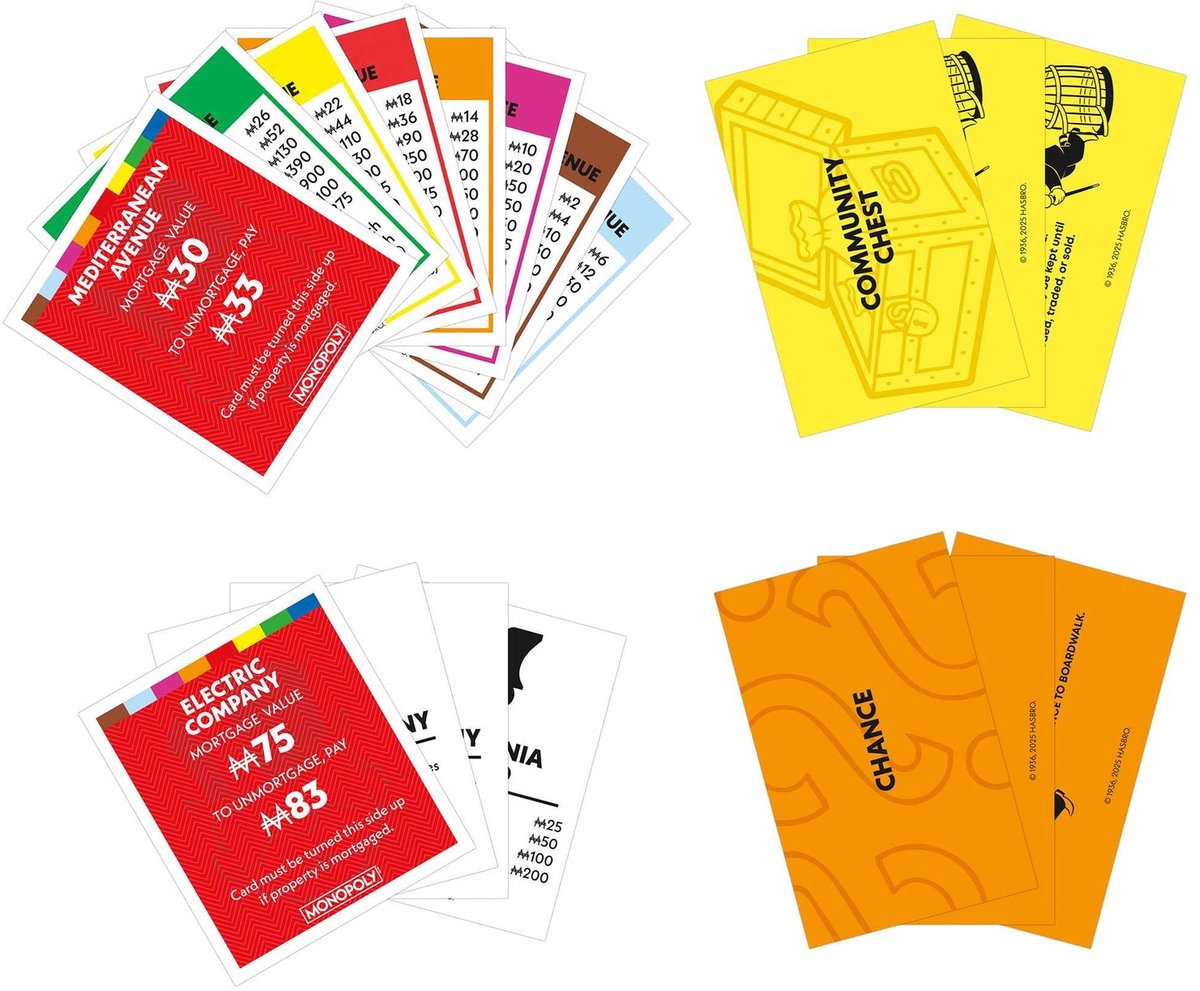 Hasbro bordspel Monopoly Classic - Engelstalig - Familiespel - Educatief speelgoed. — cadeau in Spellen & Speelgoed - foto 6
