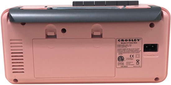 Crosley CT102A - Cassettespeler - Rosé goud & Grijs