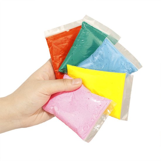 Baby hand- & voetafdruk klei - Blauw - 20g zachte fluffy klei - DIY gipsafdruk - Voor baby’s én huisdieren - Pootafdruk hond/kat - Lichtgewicht & herbruikbaar - 10×7 cm verpakking van Funky Feet® — afbeelding 5