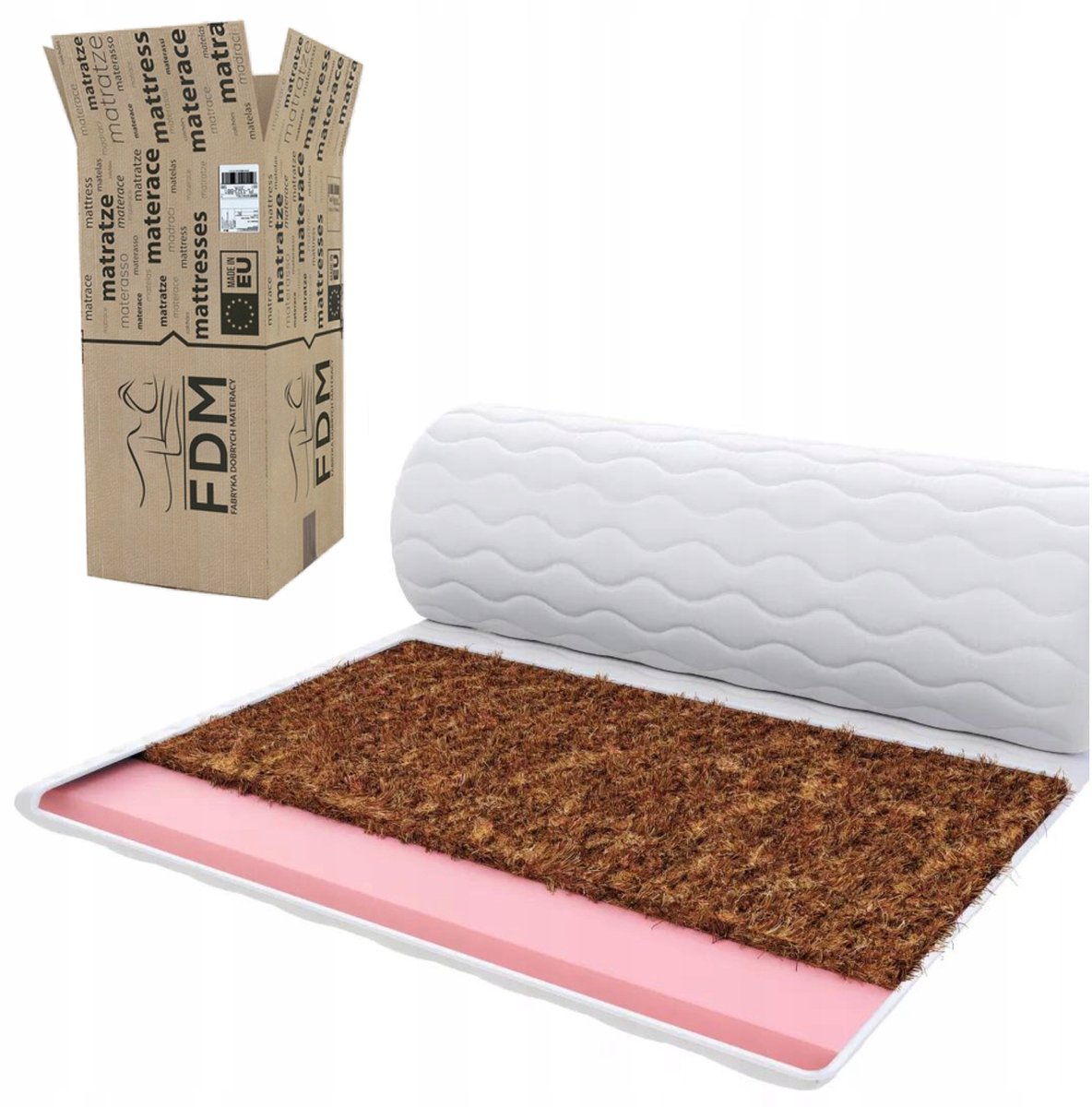 Visco Kokos Topper 140x200 cm - Luxe Comfort & Stevigheid