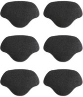 Schoen Hak Reparatie Vervanging - Zelfklevend - Hielbeschermers - Hiel Reparatie Sneaker - Hakbeschermers - 6 Stuks - Zwart