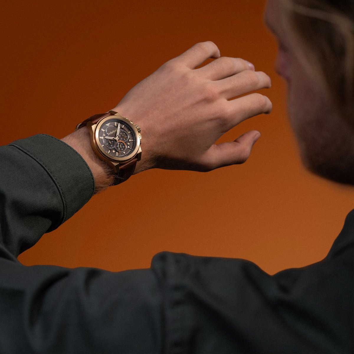 Horloge Fast Strike Brown - Gold