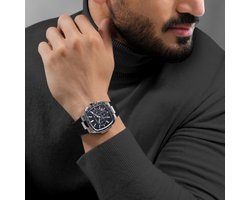 Cerruti 1881 CIWGO0050002 - Horloge - Siliconen - Zwart - 39 mm