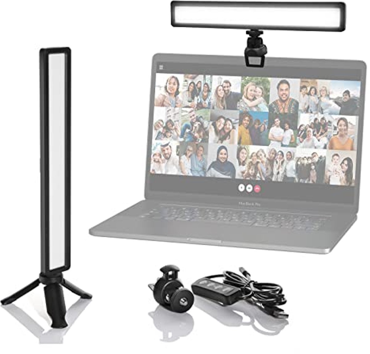 Monitorlamp, Moman RL11 USB-lamp voor computermonitor, tafellamp, led-leeslamp met oogbescherming, helderheid en kleurtemperatuur, lamp voor computer, monitor, ledlicht