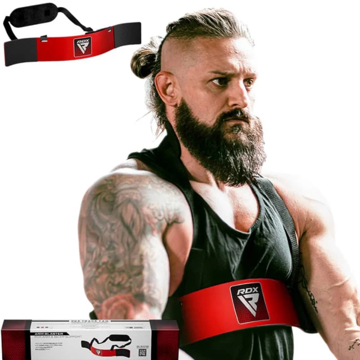 RDX Sports RDX T2 Arm Blaster Rood