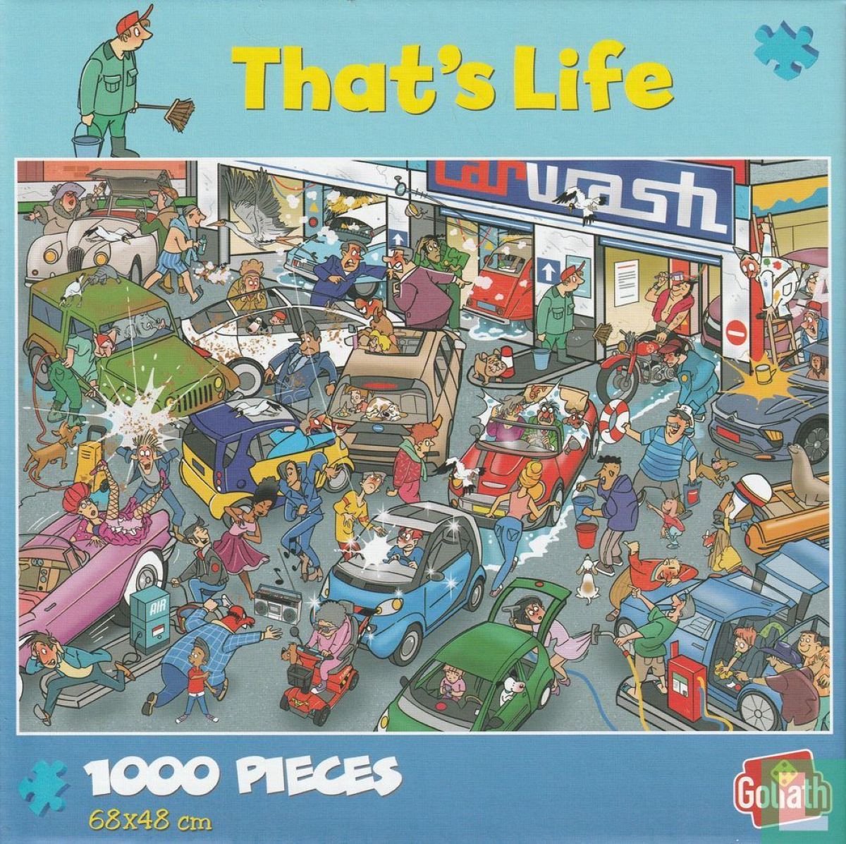 That's Life Puzzel Carwash - 1000 stukjes - Legpuzzel