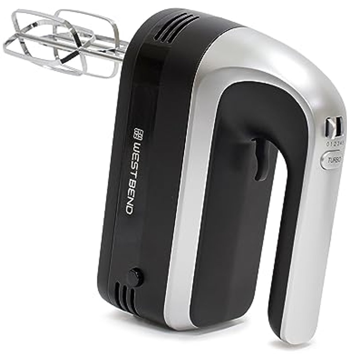 Handmixer met staafmixer en 6 snelheden - Ergonomische 250W handmixer met opbergkoffer