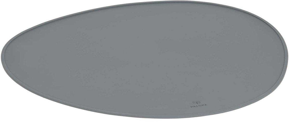 Palopa Honden voedingsmat / placemat voor de hondenbak Loua anthracite
