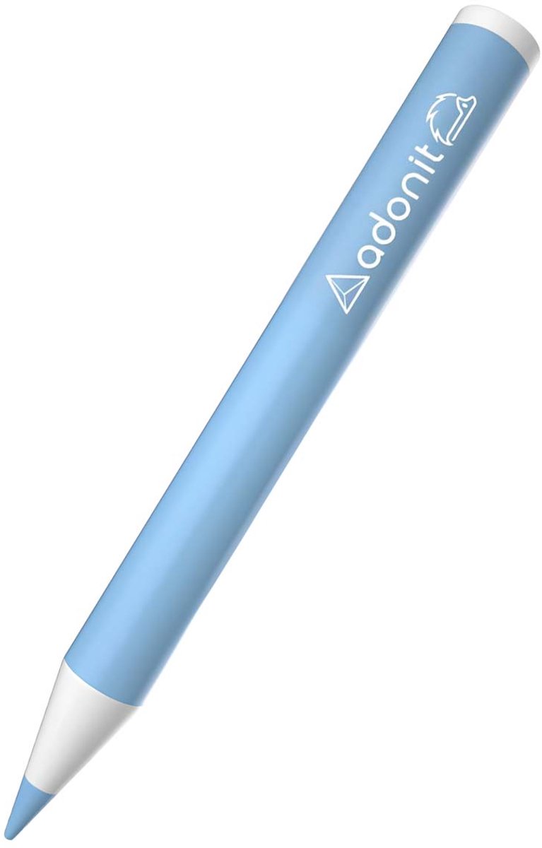 Adonit, Stylus Geschikt voor Apple iPad Pro / Air / Mini Kids Hedgehog Serie Ultra Dun en Duurzaam, Blauw