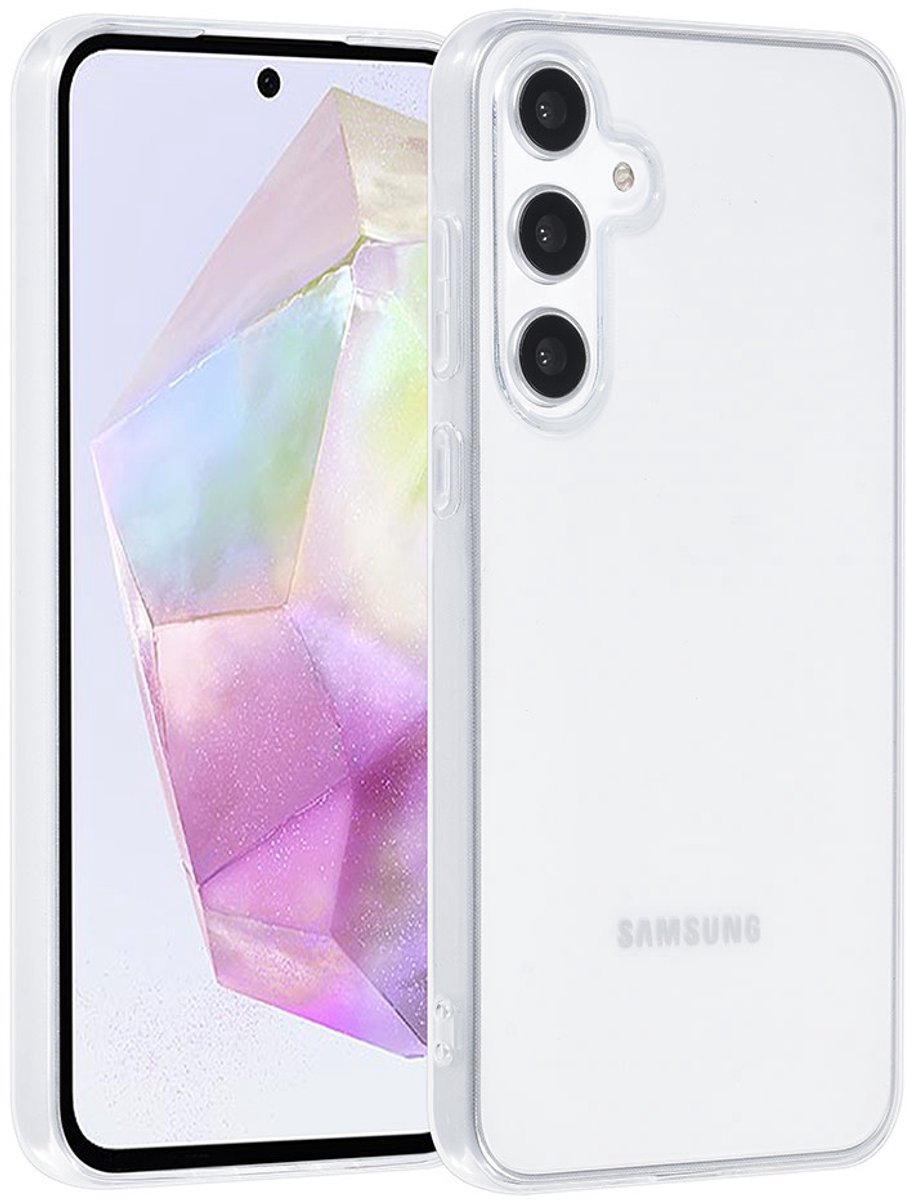 UNIQ Accessory Back Cover - Samsung Galaxy A55 - Transparant - Slank TPU - Valbescherming