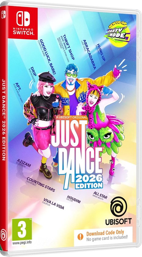 Just Dance 2026 Edition - Nintendo Switch - Code in a box