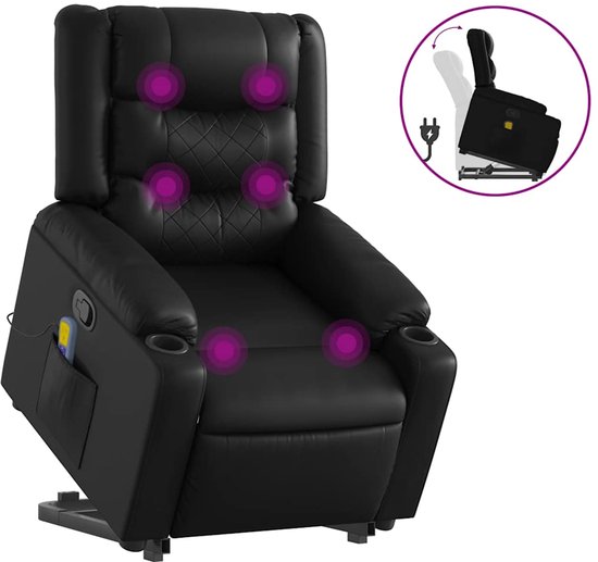 vidaXL Verstelbare Sta-op-massagestoel