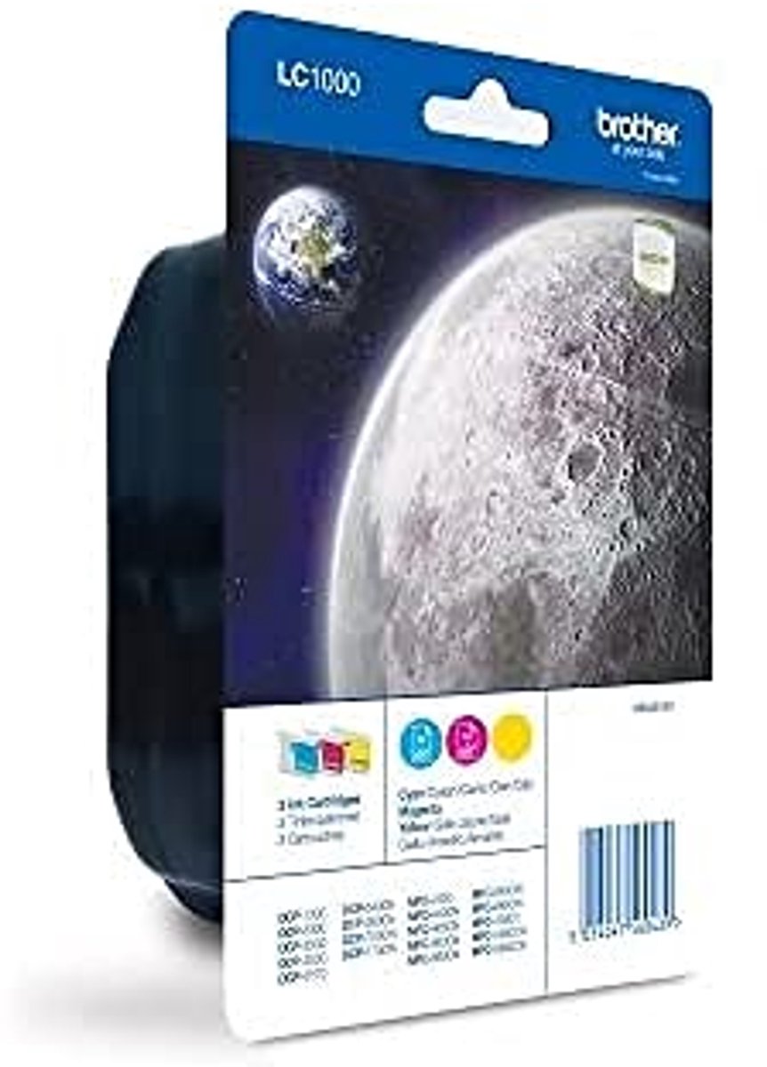 Cyaan, Magenta en Geel Inktcartridges voor Inkjetprinters