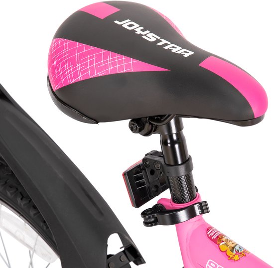 Joystar Contender Full Suspension Kinder Mountainbike - 20" - Handrem - Rem - Bel - Spatborden - Roze - Geschikt voor buitenactiviteiten in de lente van JOYSTAR — afbeelding 4