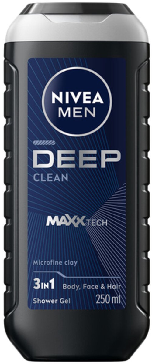 NIVEA MEN - Douchegel - Deep Clean - 250 ml - 1 stuk