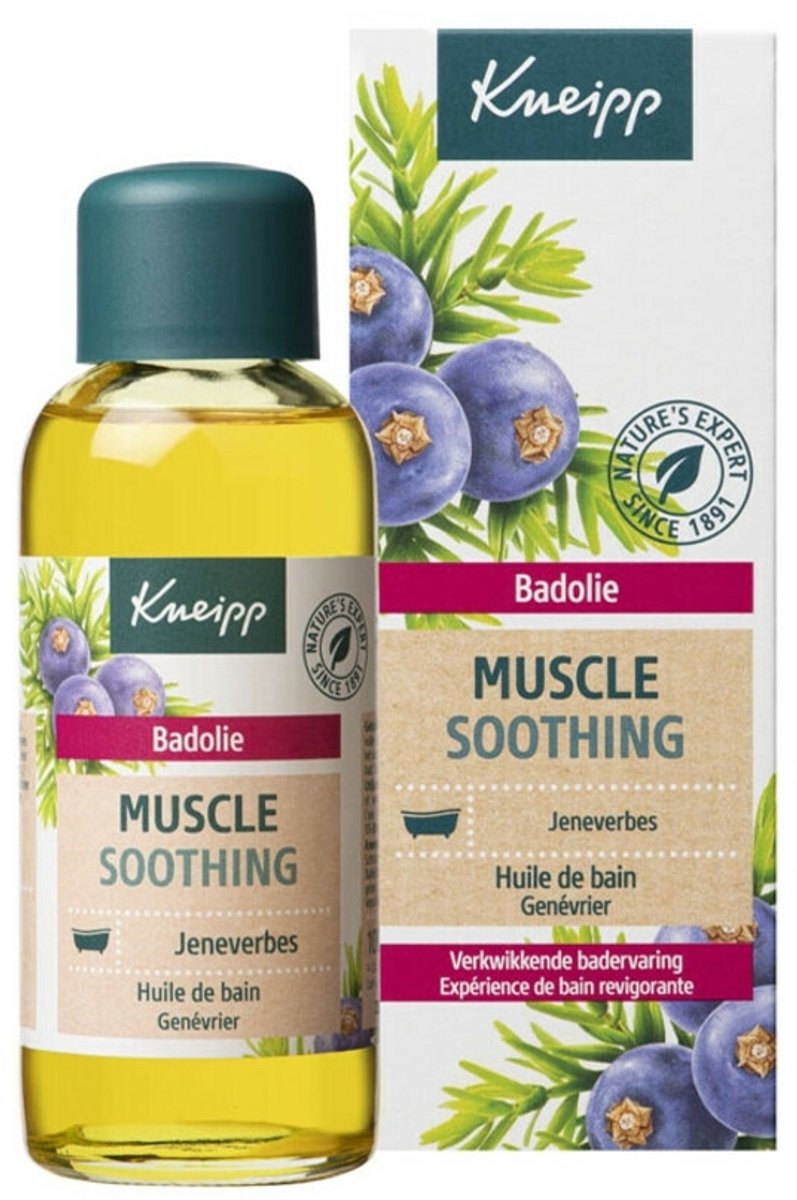 Kneipp - Badolie - Muscle Soothing - Jeneverbes - Verkwikkend voor spieren - 100 ml - 1 stuk