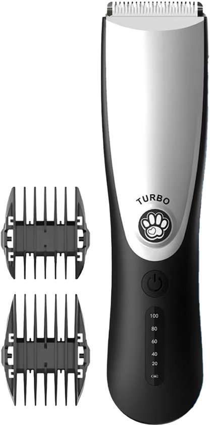 MOWMI® Hondentondeuse - Professionele Tondeuse - Draadloos - Hondentrimmer - 4 Opzetkammen - incl. USB Adapter