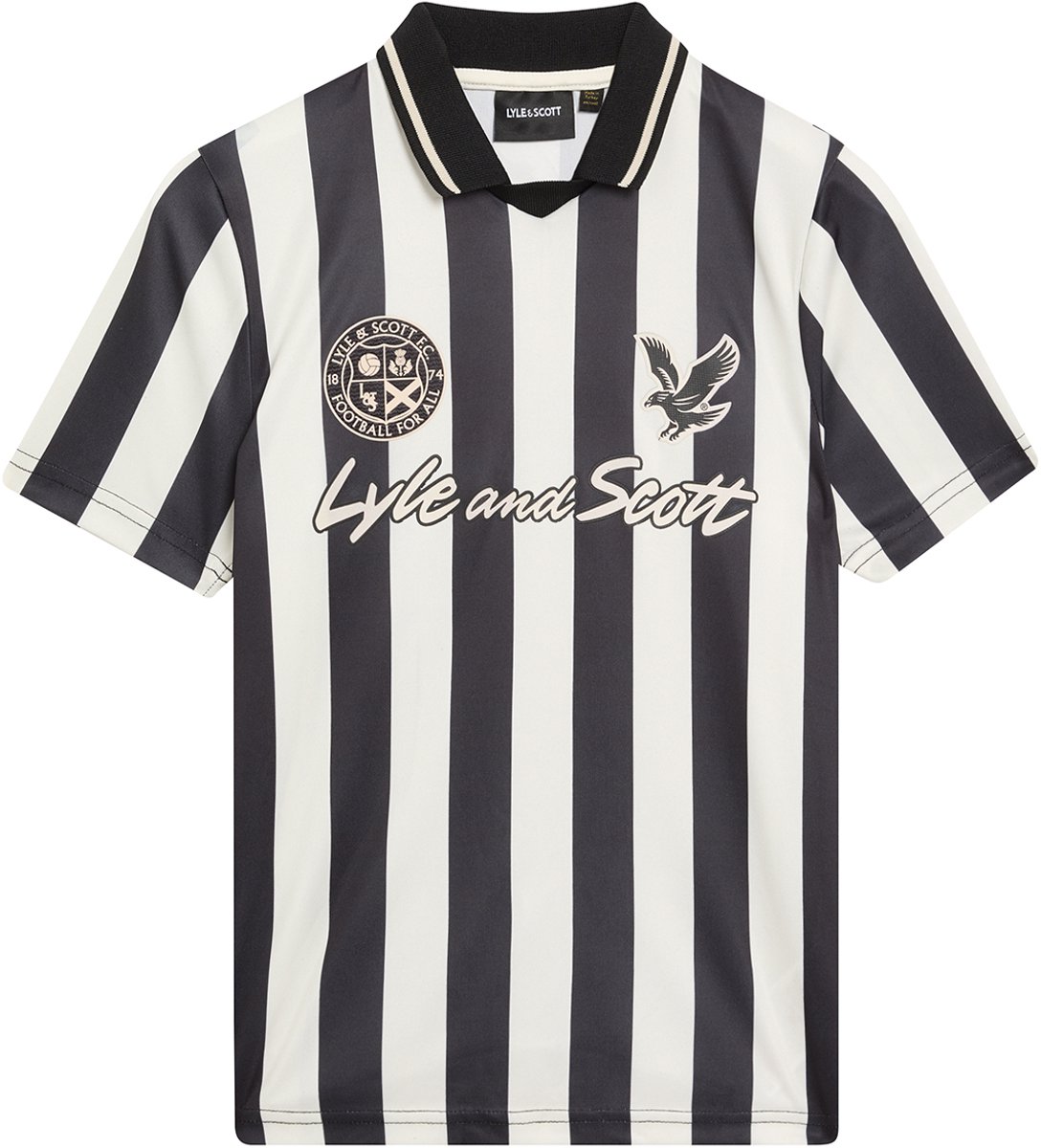 Lyle & Scott - Jongens polo - Maat 9/10 - Jongens - ZWART -