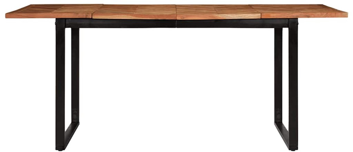 vidaXL Eettafel - 180x90x75 - cm - massief - acaciahout Bruin