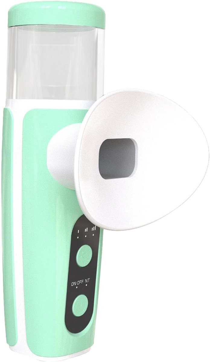 Oogstoomapparaat - Oogmistverstuiver, 500 mAh draagbare nano-gezichtsbevochtiger met warm kompres voor verzachtende verlichting, 2,44 x 2,72 x 4,88 inch, elektronische componenten van ABS, 20 ml