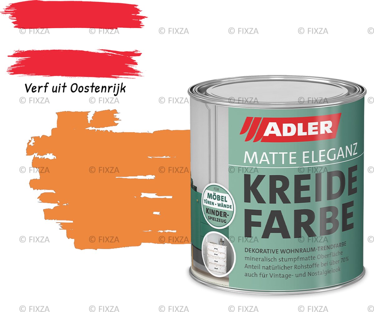 ADLER Vivido Krijtverf – Alpengloed – Duurzame matte verf voor hout, meubels, deuren, metaal en kunststof – 750 ml