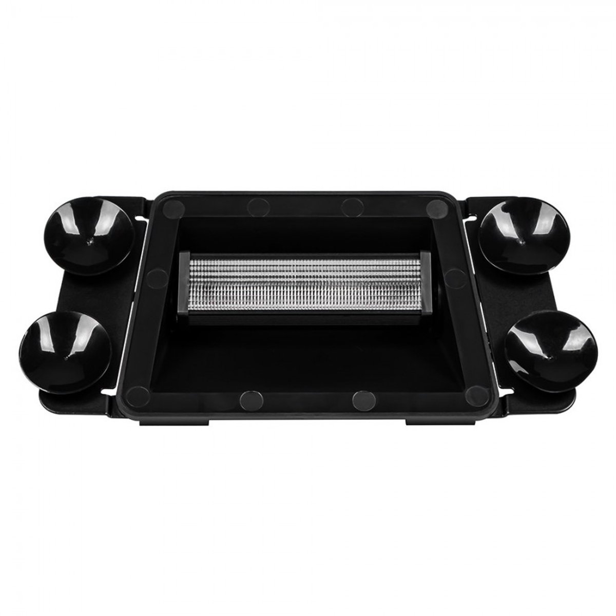 18-LED Zuignap Stroboscooplicht, Blauw Flitslamp- Meerdere standen 12-24 volt