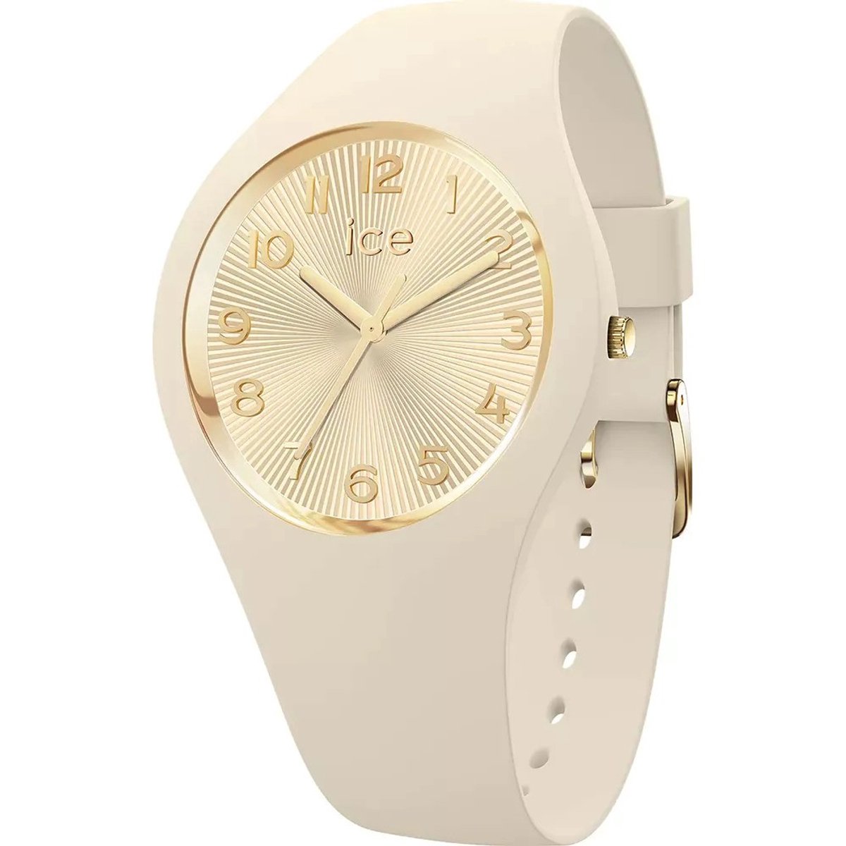 Ice Watch ICE champagne - Almond skin 025251 Horloge - Siliconen - Crème - Ø 37 mm