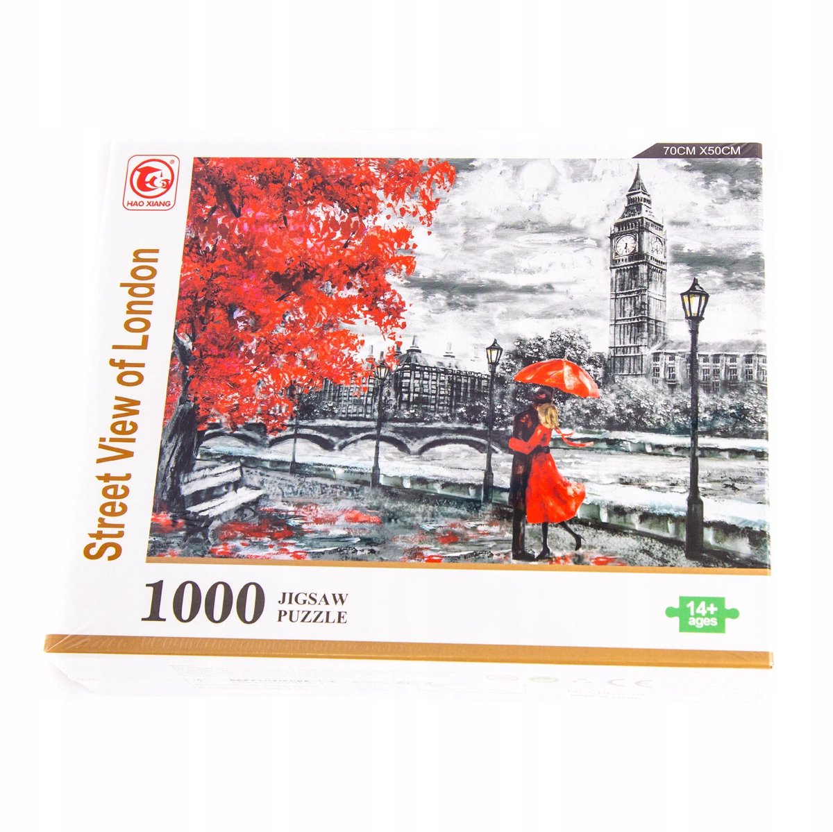 Puzzel 1000 Stukken: Londense Straten met Big Ben