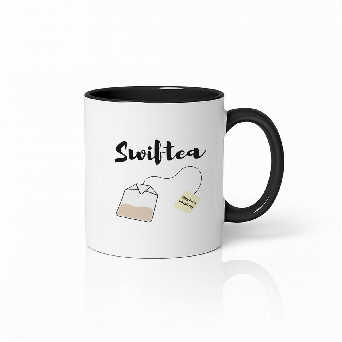 Swifttea Mok – Grappige Taylor Geïnspireerde Theebeker voor Muziek- en Theeliefhebbers
