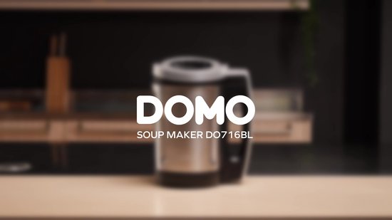 DOMO DO716BL Soepmaker – 2,2L – 7 programma’s – Blender – RVS – Zwart