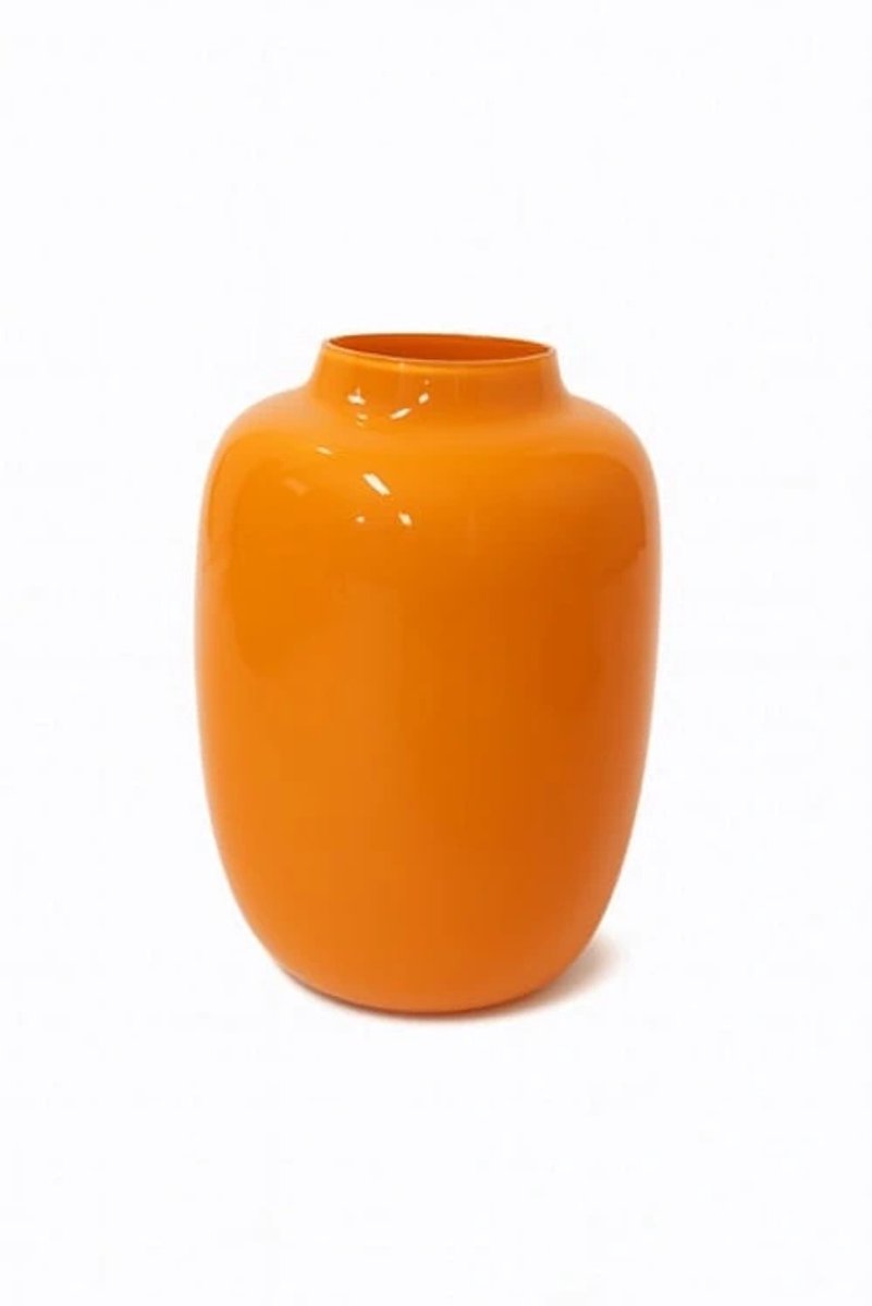 Vase The World Vaas Artic | Licht Oranje | Small | Ø21 x H29 cm