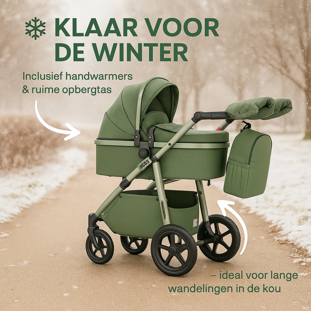 Lunola Lunola Luna Winter Edition Kinderwagen - afbeelding 2
