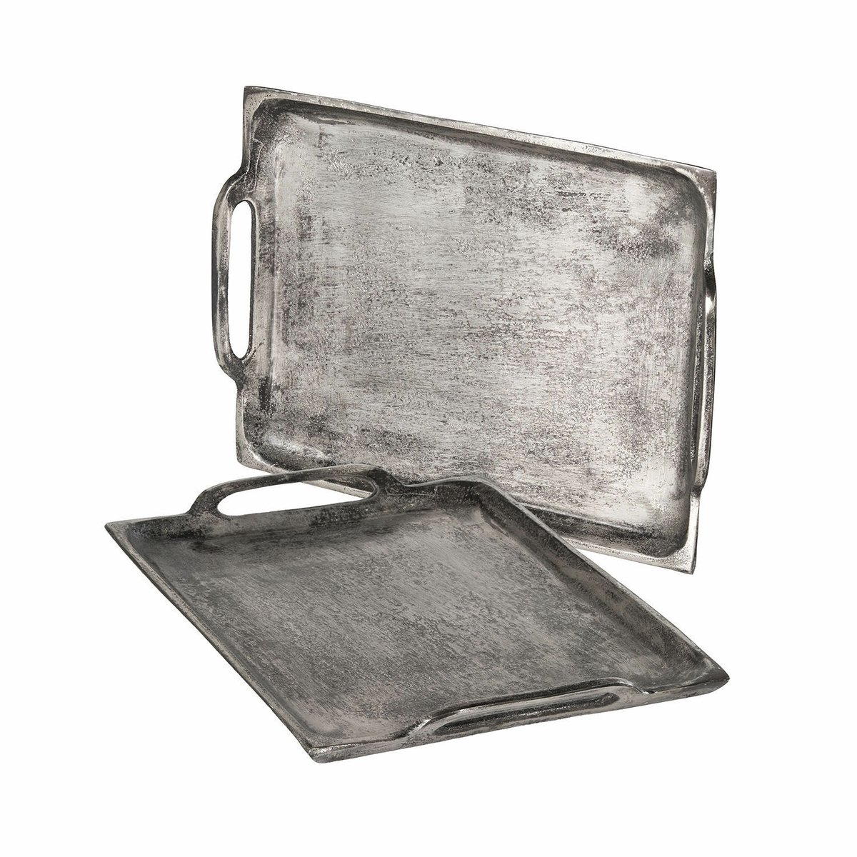 LOBERON Dienblad set van 2 Branora zilverkleurig