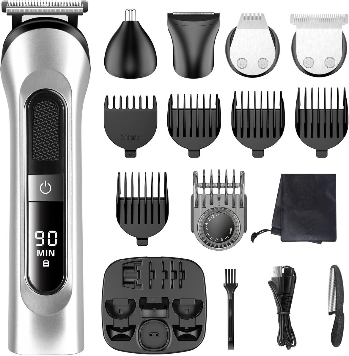 Solacis Neustrimmer - Oortrimmer - Neushaar trimmer - Neus tondeuse - Gezichtsverzorging - Mannen - Dames - Elektrisch - Grooming - Must have!