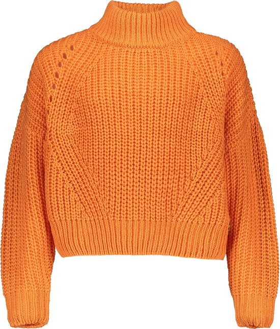 barsten Uitdaging diepvries Street called Madison Meisjes Grof gebreide sweater BRIGHT - oranje - Maat  164 | bol.com