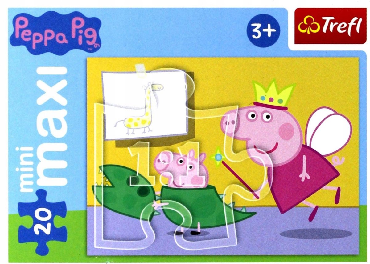 Trefl MiniMaxi Peppa Pig Puzzel 20 Stukken