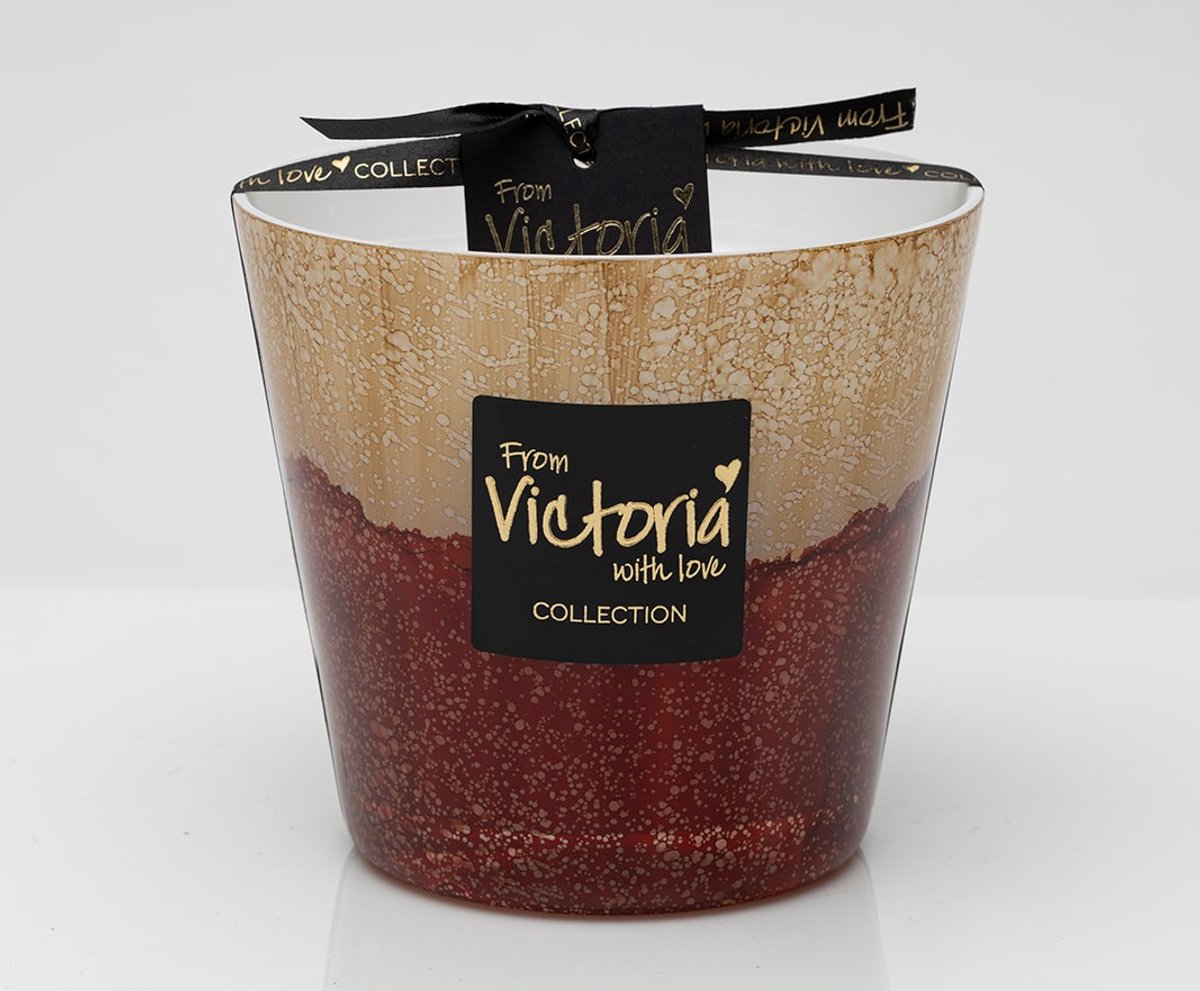 Victoria with Love kaars Lava red- Maat M - geurkaars