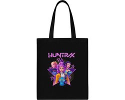foto van Demon Hunters - Saja Boys – Tote Bag – K-pop Shopper – Zwart – Duurzaam Katoen - kpop - huntrx