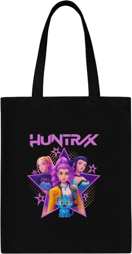 Demon Hunters - Saja Boys – Tote Bag – K-pop Shopper – Beige – Duurzaam Katoen - kpop - huntrx