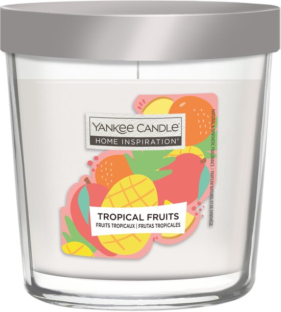 Yankee Candle Home Inspiration Value - Tropical Fruits Tumbler - 40 branduren