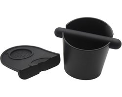 5Inch tapping box espresso tapping box siliconen koffie tamper pad espressomachine accessoires 2Set met afneembare slagstang en antislipbasis