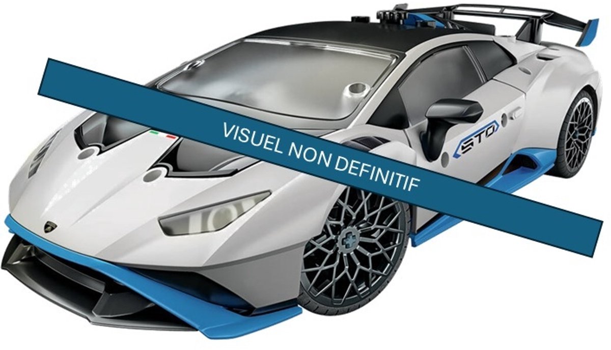 Radiografisch bestuurbare auto - Silverlit - 4 versnellingen - Lamborghini Drift 1:18 - met drift- en racebanden - 2,4 GHz