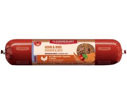 Fleischeslust Lifecycle Senior 800g | Huhn & Rind mit Süﬂkartoffel, Hagebutte & Ginkgo