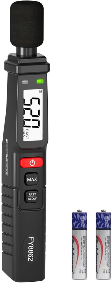 Professionele Decibelmeter - DB Meter - Geluidsmeter - Zwart