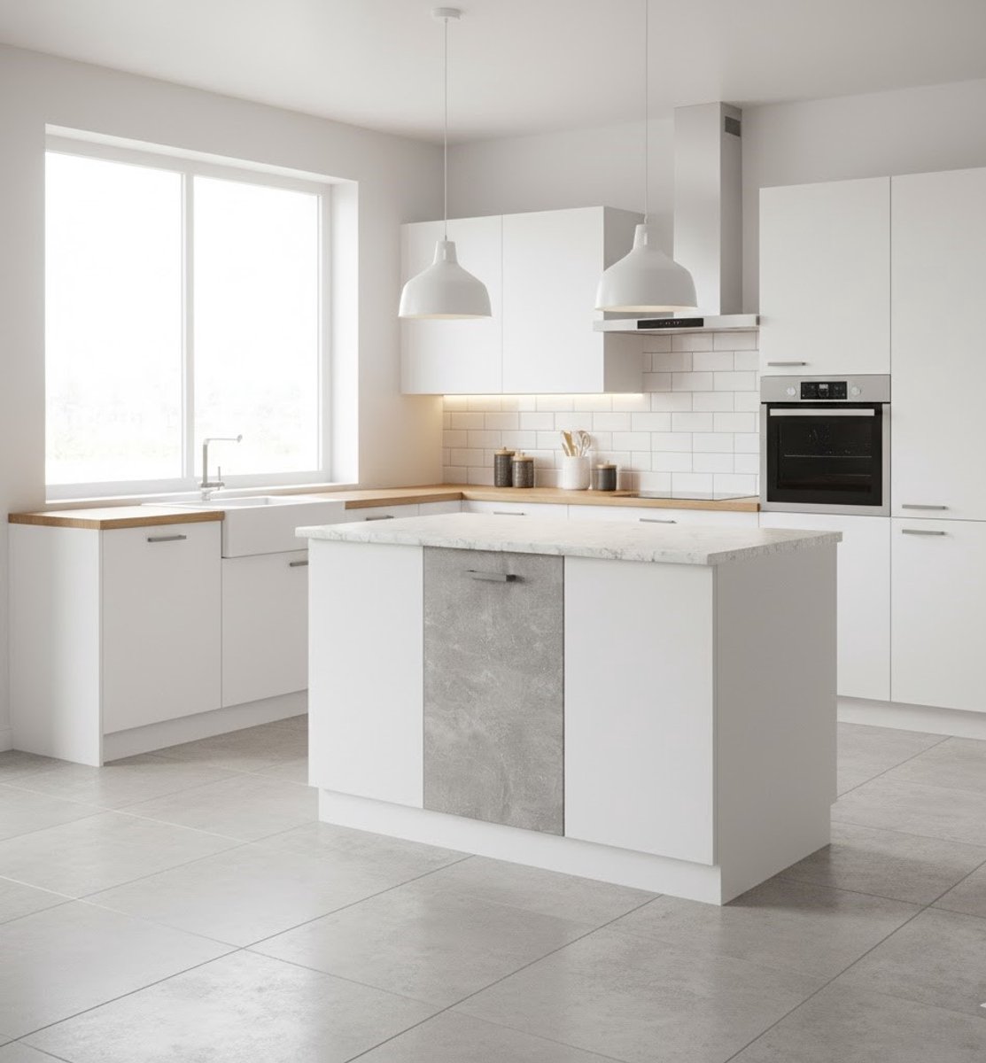 R-Line Luxe Keukenkast – Modulair Keukenmeubel – Onderkast & Wandkast – 6 Designs – Antrac